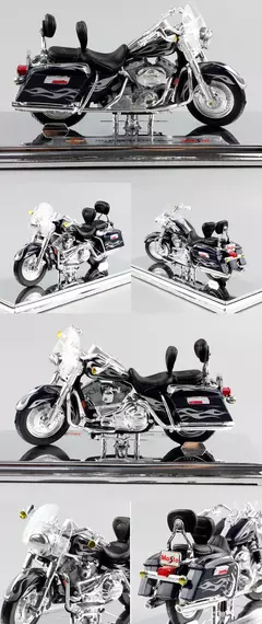 Maiisto Harley Road King Motocicleta, Road King, Dyna Street Bob CVO, Road Glide, VRSCR Rod, XR1200X, Brinquedos da bicicleta, 1:18, Modelo K, XR750, Breakout - comprar online