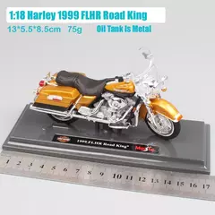 Maiisto Harley Road King Motocicleta, Road King, Dyna Street Bob CVO, Road Glide, VRSCR Rod, XR1200X, Brinquedos da bicicleta, 1:18, Modelo K, XR750, Breakout