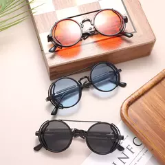 Óculos Steampunk estilo Redondo em varias cores e lentes - loja online