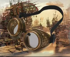 óculos Rivet Steampunk na internet