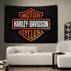 Bandeira Harley Davidson - GTM Custom