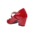 Boneca verniz vermelho salto 4cm - Shasperine