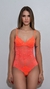 Body Sabrina Fantasie Laranja Neon