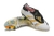 Chuteira Adidas Predator Accuracy+ Elite FG Campo Branco e Dourado