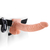 Vibrating Hollow Strap On with Balls 9″ - comprar en línea