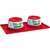 Kit Comedouro e Bebedouro Alto 140ml com Base Para Gato - Wave Dog Fábrica & Distribuidora