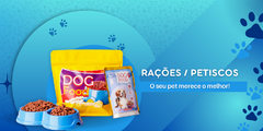 Banner da categoria Rações / Petiscos