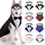 Smoking bandana formal para cães com gravata borboleta, roupa de casamento, ace na internet