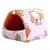 Cute Cartoon Mini Cage para Pet, Cama de dormir, Soft Mat, Casa, Coelho, Esquilo