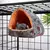 Cute Cartoon Mini Cage para Pet, Cama de dormir, Soft Mat, Casa, Coelho, Esquilo