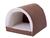 Cama 26039caramelo Pet para cachorro ou gato Iglu Sherpa Impermeável Caramelo 2 - comprar online