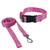 Coleira Premium Com Guia 1,00M Nylon - M Cor Rosa 54003 (54003rosa) - comprar online