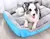 Grande Pet Cat e Dog Bed Quente Confortável Dog House Soft PP Cotton Nest Dog B - loja online