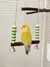 Imagem do Madeira Bird Swing Training Toy com Sino Suspenso para Calopsitas, Stand Play Gy