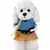 Engraçado Pet Dog Cosplay Roupas, Novidade Puppy Halloween Costumes, Camisola d na internet