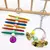 Madeira Bird Swing Ladders Brinquedos com Bell, Pet Mastigação, Escalada, Brin na internet