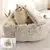 Soft Plush Pet Bed com tampa redonda Cat Bed Pet Colchão Quente Cat Dog 2 em 1 - loja online