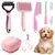 Auto-limpeza Grooming Set com Pet Nail Clippers e Arquivos, Escova Do Cão, Sham