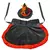 Halloween Witch Cloak Set para Pet, Traje de RPG para cães e gatos, Yorkshire,