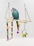 Madeira Bird Swing Ladders Brinquedos com Bell, Pet Mastigação, Escalada, Brin - Planeta Pet Shop