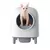 Smart auto limpeza gatos sandbox toalete multilingue app controle remoto wi-fi g - Planeta Pet Shop