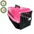 CAIXA DE TRANSPORTE PET PODYUM N3 CÃES GATOS ROSA