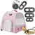 Travel Carrier Bag com Arnês e Leash Set para Pequeno Animal, Portátil, Claro, - comprar online