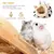 Velvet Hamster Cage for Pet, Cama macia e quente, Rat Hammock, Casa do Esquilo, - comprar online