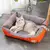 Grande Pet Cat e Dog Bed Quente Confortável Dog House Soft PP Cotton Nest Dog B na internet