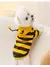 Honey Bee Role Play Hoodie for Pet, Fantasia de Halloween, Fivela, Gatos, Cães,