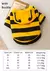 Honey Bee Role Play Hoodie for Pet, Fantasia de Halloween, Fivela, Gatos, Cães, - comprar online