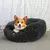 Round Soft Long Plush Pet Bed, Cesta do cão, Cat Mat, Sofá de dormir, Produtos - comprar online