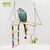 Madeira Bird Swing Ladders Brinquedos com Bell, Pet Mastigação, Escalada, Brin