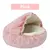 Imagem do Soft Plush Pet Bed com tampa redonda Cat Bed Pet Colchão Quente Cat Dog 2 em 1