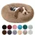 Round Soft Long Plush Pet Bed, Cesta do cão, Cat Mat, Sofá de dormir, Produtos na internet