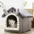 Indoor Soft Pet Tent House, Dog Kennel, Cat Bed com almofada removível, Warm, S - Planeta Pet Shop