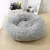 Round Soft Long Plush Pet Bed, Cesta do cão, Cat Mat, Sofá de dormir, Produtos