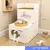 Destacável Cat Hiding House, confortável ninho de cachorro pequeno, lavável c