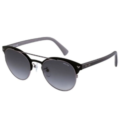 Óculos de Sol Police S8950 Unissex Redondo em Metal Preto - comprar online