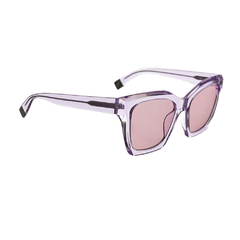 Óculos de Sol Furla SFU621V Feminino Quadrado em Acetato Roxo - comprar online