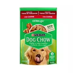 Sachê Dog Chow Adulto Todos Os Tamanhos Sabor Carne 100g