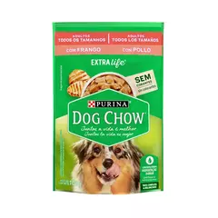 Sachê Dog Chow Adulto Todos Os Tamanhos Sabor Frango 100g