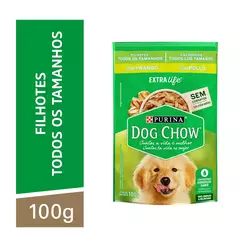 Sachê Dog Chow Filhote Todos Os Tamanhos Sabor Frango 100g na internet