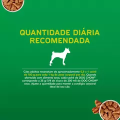 Imagem do Sachê Dog Chow Adulto Todos Os Tamanhos Sabor Carne 100g