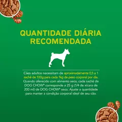 Imagem do Sachê Dog Chow Adulto Todos Os Tamanhos Sabor Cordeiro 100g