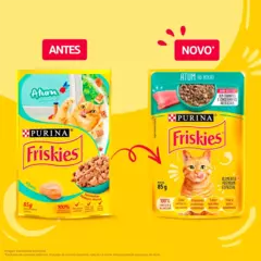 Sachê Friskies Sabor Atum ao Molho 85g - loja online