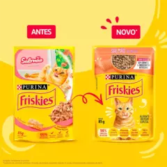 Sachê Friskies Sabor Salmão ao Molho 85g - loja online