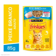 Sachê Friskies Sabor Peixe Branco ao Molho 85g - comprar online