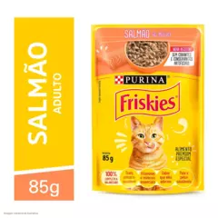 Sachê Friskies Sabor Salmão ao Molho 85g - comprar online