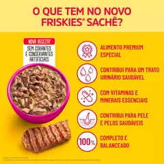 Sachê Friskies Sabor Carne ao Molho 85g na internet